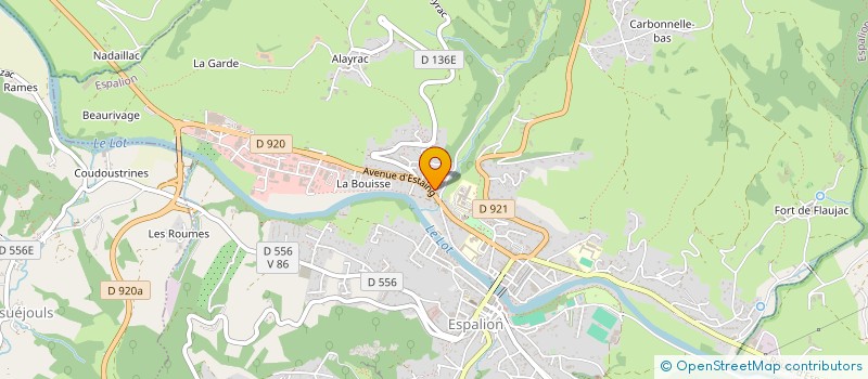 localisation de l'entreprise SARL BESSIERE GLAD à ESPALION