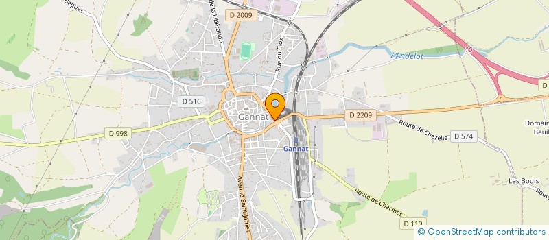 localisation de l'entreprise SARL BEST 2 à GANNAT