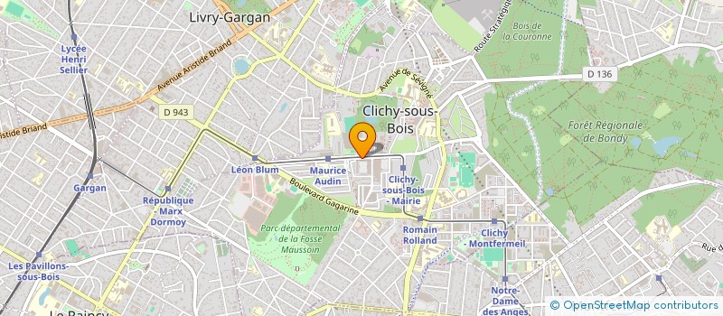 localisation de l'entreprise SARL BEST CHARPENTE à CLICHY-SOUS-BOIS