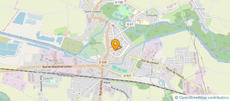 localisation de l'entreprise SARL BEST FOOD  HAM