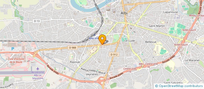 localisation de l'entreprise SARL BESTOF à ALBI