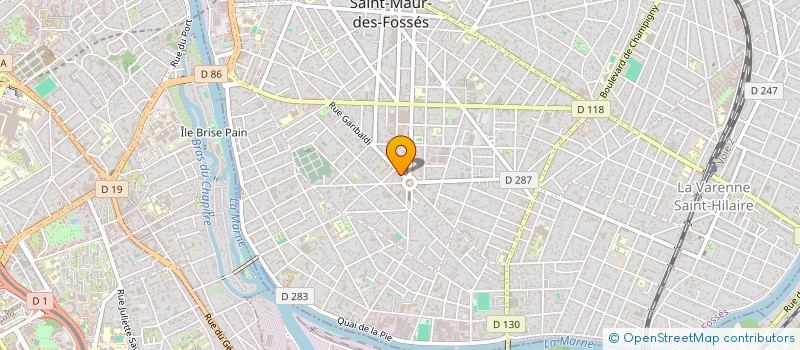 localisation de l'entreprise SARL BETA à SAINT-MAUR-DES-FOSSES