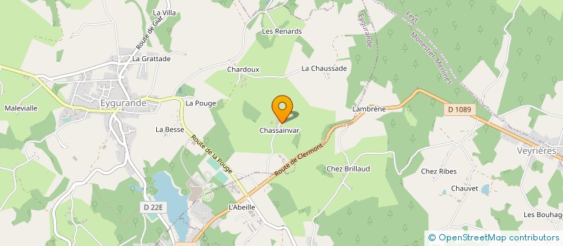 localisation de l'entreprise SARL BETAIL HAUTE CORREZE  EYGURANDE