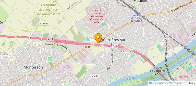 localisation de l'entreprise SARL BETHEL SECURITE à CARRIERES-SUR-SEINE