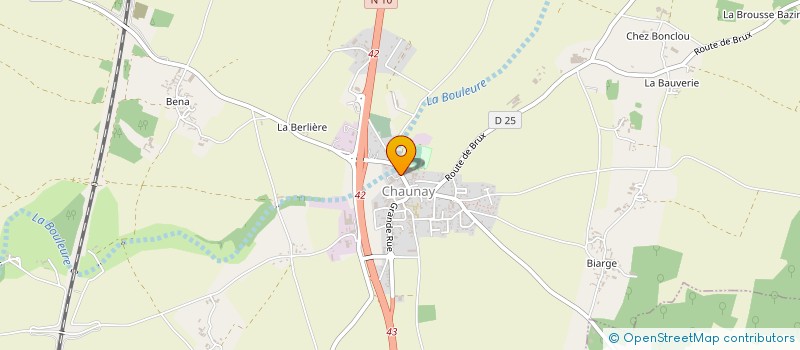localisation de l'entreprise SARL BETIN ET COMPAGNIE à CHAUNAY