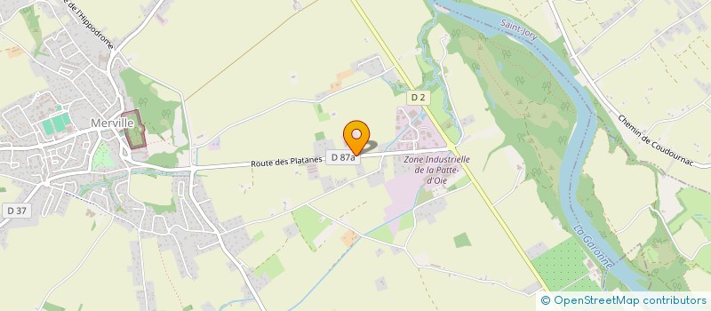 localisation de l'entreprise SARL BETON TOFFANELLO FRERES à MERVILLE
