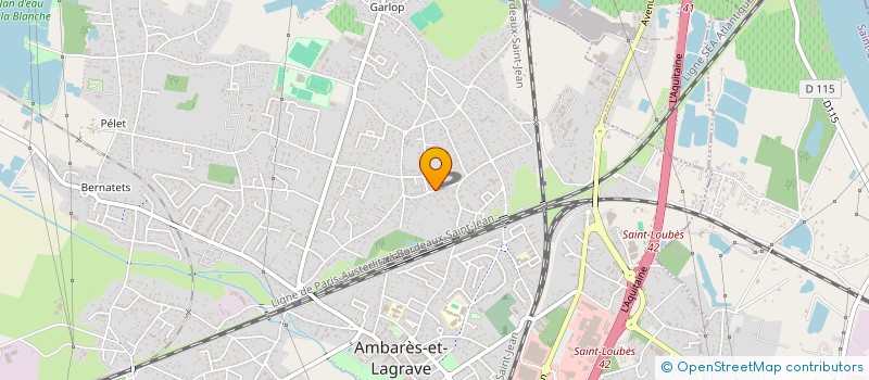 localisation de l'entreprise SARL BETONS BORDURES PAVAGES AQUITAINE à AMBARES-ET-LAGRAVE