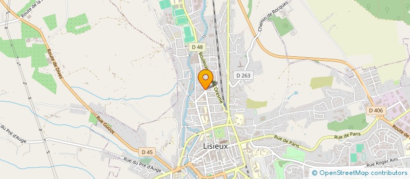 localisation de l'entreprise SARL BETTY FITNESS à LISIEUX