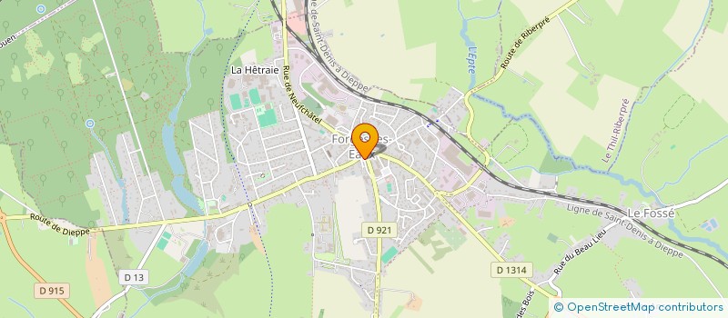 localisation de l'entreprise SARL BEUVIN TRANSPORTS  FORGES-LES-EAUX