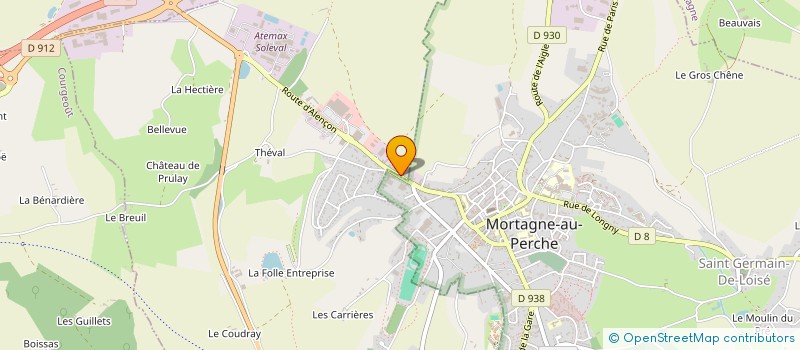 localisation de l'entreprise SARL BEUZELIN BRUNO  SAINT-LANGIS-LES-MORTAGNE