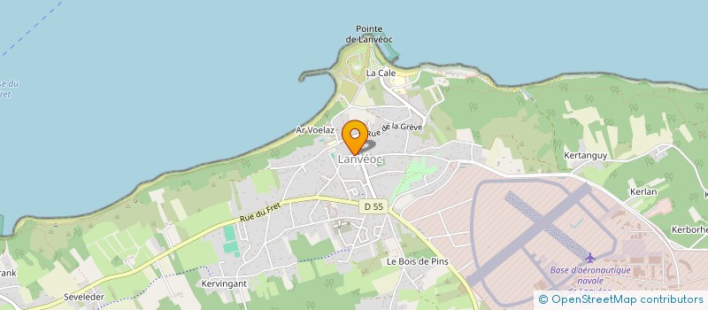 localisation de l'entreprise SARL BEZANCON à LANVEOC