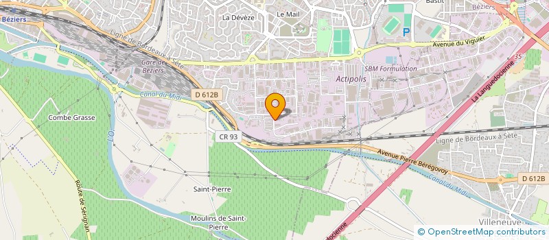 localisation de l'entreprise SARL BEZIERS ESCALIERS à BEZIERS