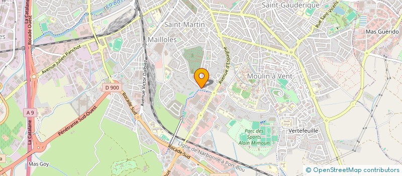 localisation de l'entreprise SARL BF CONSTRUCTION  PERPIGNAN