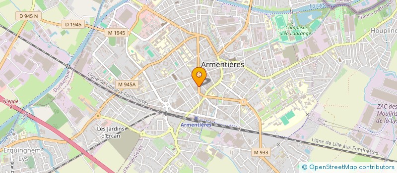 localisation de l'entreprise SARL BF FACADES  ARMENTIERES