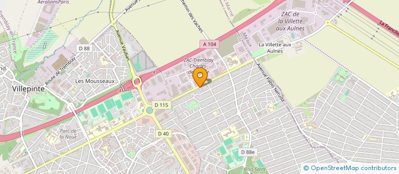 localisation de l'entreprise SARL BFK DISTRIBUTION  TREMBLAY-EN-FRANCE