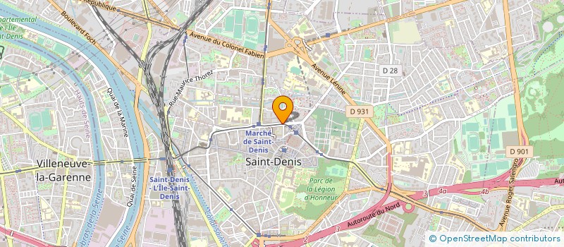 localisation de l'entreprise SARL BG à SAINT-DENIS