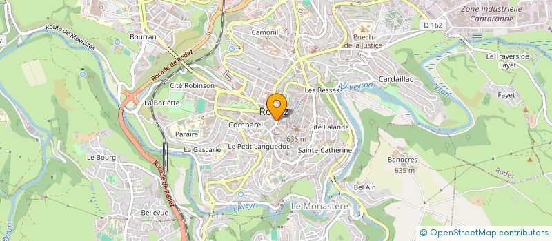 localisation de l'entreprise SARL BG à RODEZ