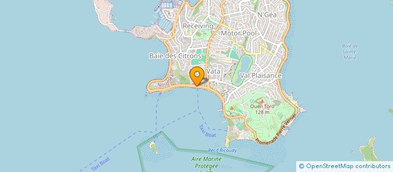 localisation de l'entreprise SARL BG à NOUMEA