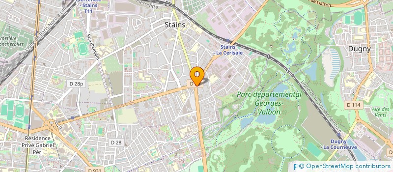 localisation de l'entreprise SARL BG CONSULTANTS à STAINS