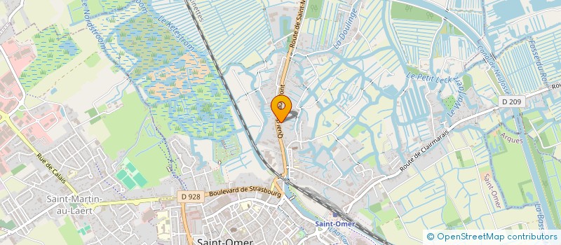 localisation de l'entreprise SARL BG ENDUIT 62  SAINT-OMER