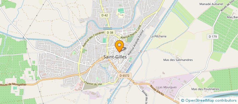 localisation de l'entreprise SARL BGA à SAINT-GILLES