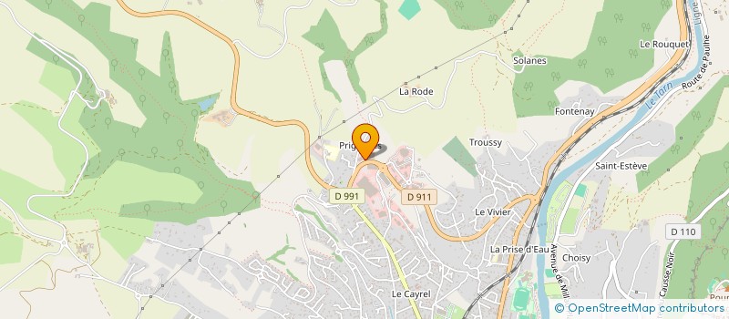 localisation de l'entreprise SARL BGA SPORTS à MILLAU