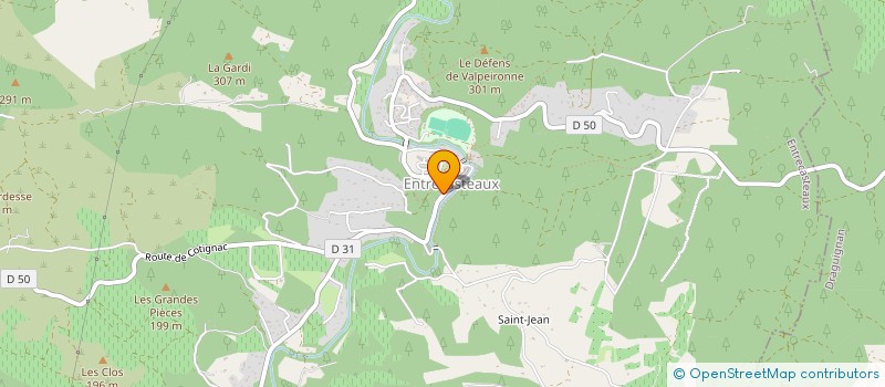 localisation de l'entreprise SARL BGB  ENTRECASTEAUX