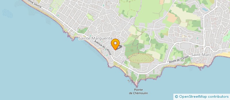 localisation de l'entreprise SARL BGFIRETECH à PORNICHET