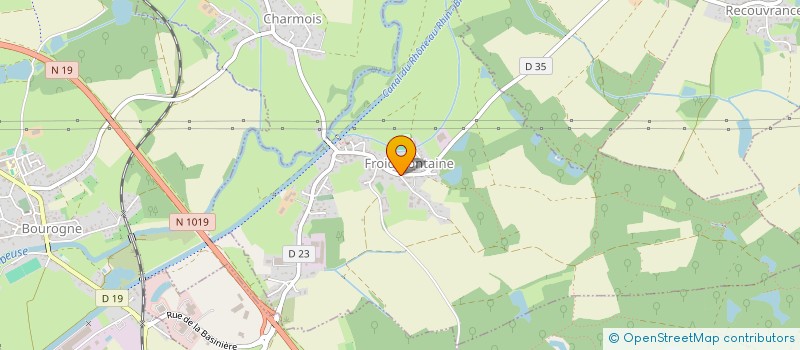 localisation de l'entreprise SARL BGLTP à FROIDEFONTAINE