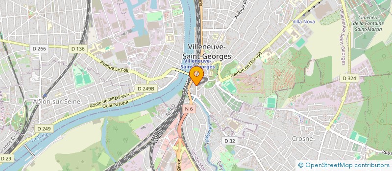 localisation de l'entreprise SARL BHFC  VILLENEUVE-SAINT-GEORGES