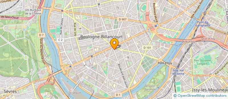 localisation de l'entreprise SARL BHIKHI BAZAR à BOULOGNE-BILLANCOURT