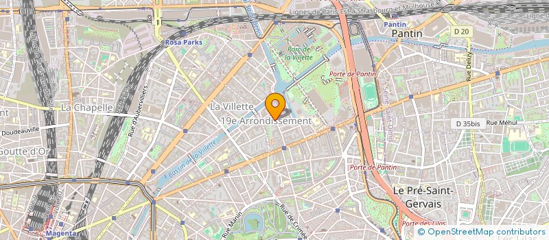 localisation de l'entreprise SARL BHM  PARIS