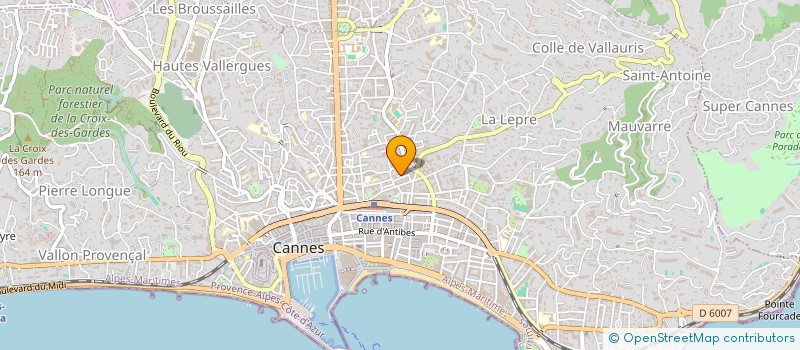 localisation de l'entreprise SARL BHM BATIMENT à CANNES