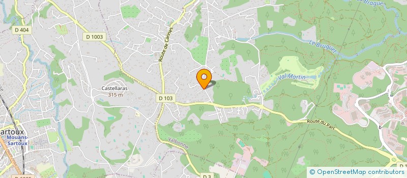 localisation de l'entreprise SARL BI EAUX AIR CONCEPT à GRASSE