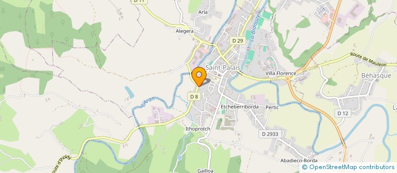 localisation de l'entreprise SARL BIAK BAT ELEC à SAINT-PALAIS