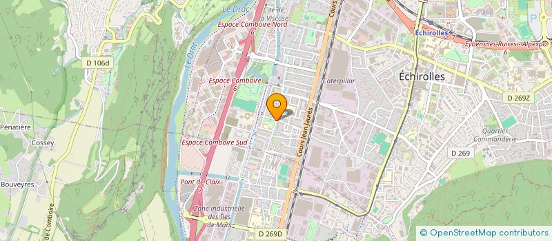 localisation de l'entreprise SARL BIANCA à ECHIROLLES