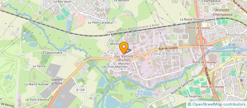 localisation de l'entreprise SARL BIARD à VEZIN-LE-COQUET