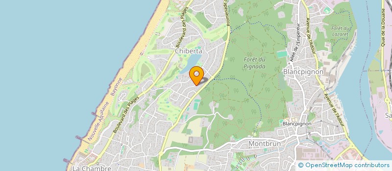 localisation de l'entreprise SARL BIARREAU  ANGLET