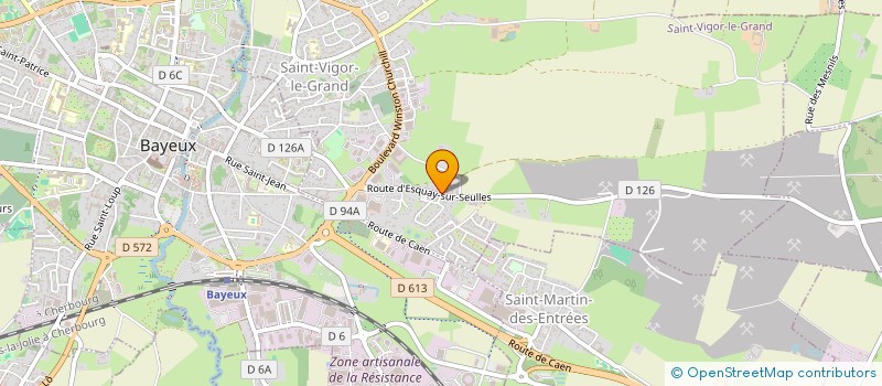 localisation de l'entreprise SARL BIARTEL  SAINT-VIGOR-LE-GRAND