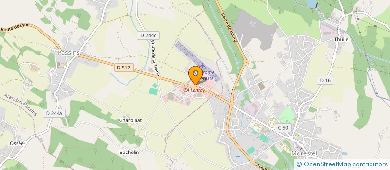 localisation de l'entreprise SARL BIAU GUILHEM à ARANDON-PASSINS