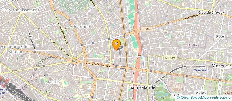 localisation de l'entreprise SARL BIBA  PARIS