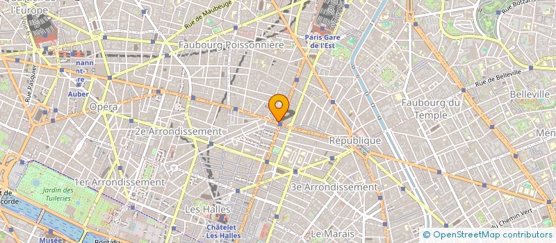 localisation de l'entreprise SARL BIBI  PARIS 10