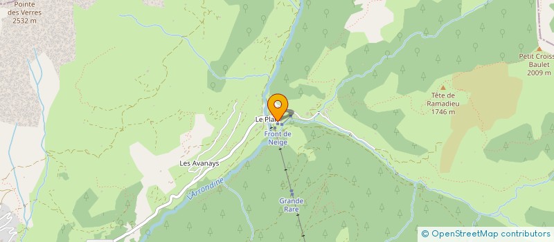 localisation de l'entreprise SARL BIBOLLET MONTAGNE  LA GIETTAZ