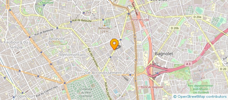 localisation de l'entreprise SARL BIBOUNE  PARIS