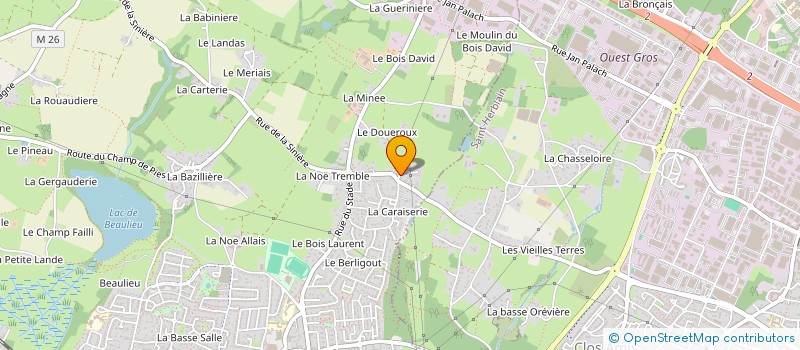 localisation de l'entreprise SARL BIDAUD à COUERON