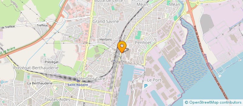 localisation de l'entreprise SARL BIDAUD COUVERTURE à SAINT-NAZAIRE