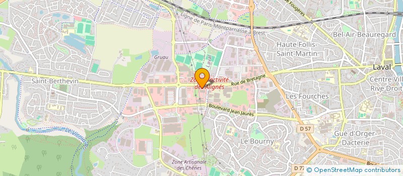 localisation de l'entreprise SARL BIEN CHEZ SOI  SAINT-BERTHEVIN