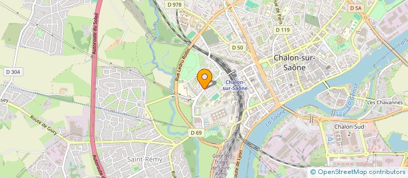 localisation de l'entreprise SARL BIEN ETRE HABITAT  CHALON-SUR-SAONE