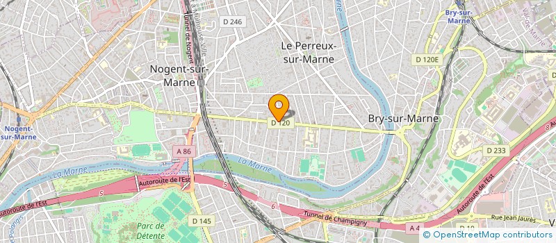 localisation de l'entreprise SARL BIENALE à LE PERREUX-SUR-MARNE