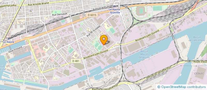 localisation de l'entreprise SARL BIENFAIT COUVERTURE à LE HAVRE